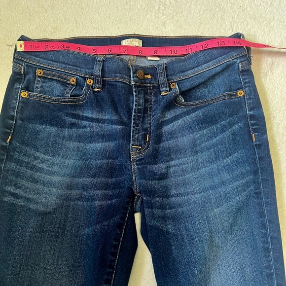 J. Crew Stretch Mid-Rise Classic Skinny Jeans - Size 28 - Picture 7 of 9